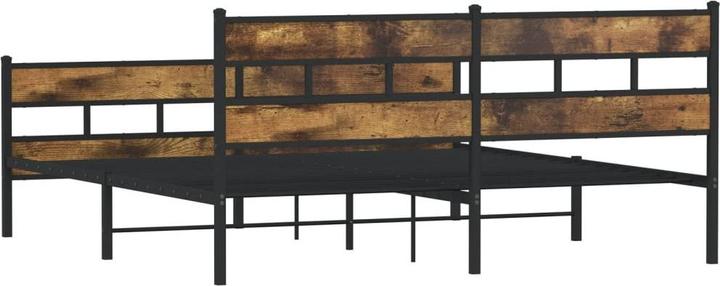 Image du produit VidaXL Lit sans matelas Chêne fumé (90 x 200 cm)
