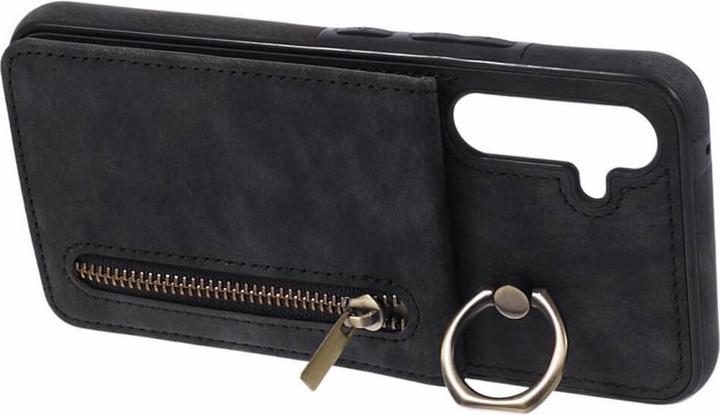 Produktbild Cover-Discount Kickstand Case RFID mit Kartenfächer schwarz (Samsung Galaxy S24)