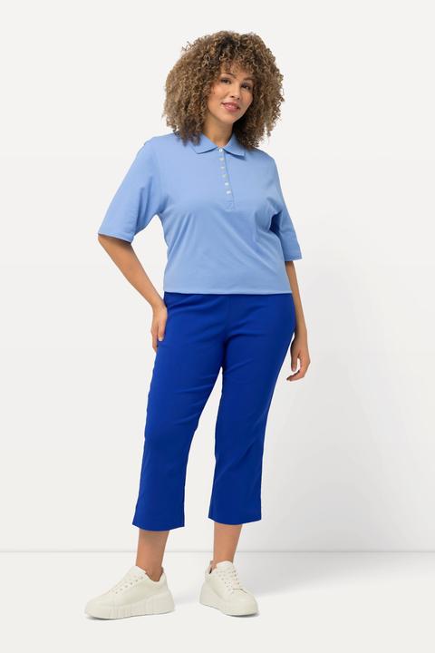 Immagine prodotto Ulla Popken Pantaloni di bengalina elasticizzata, lunghi fino al polpaccio, con cintura elastica (58)