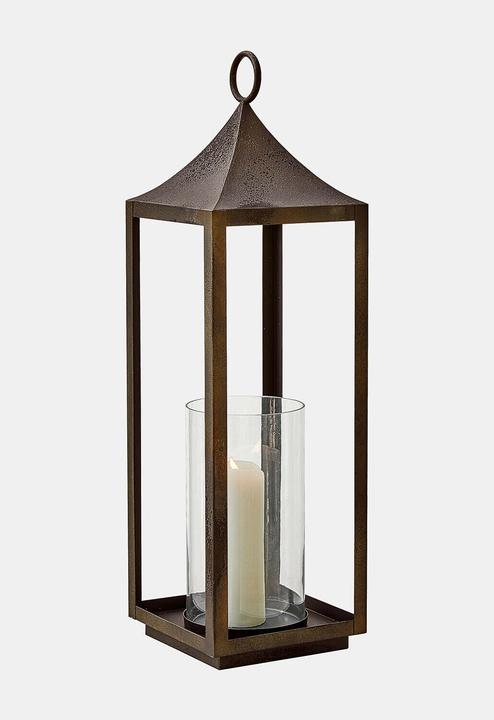 Loberon Laterne Rosmaye antikbraun