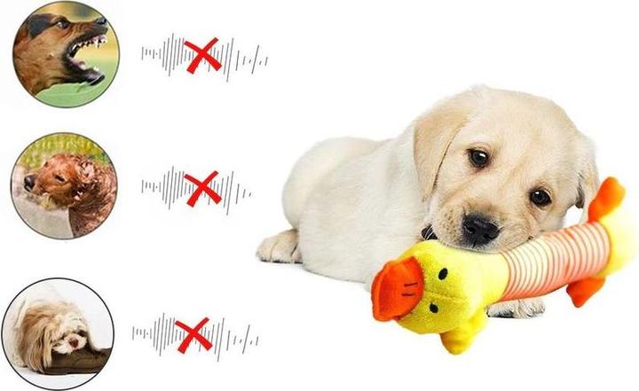 Immagine prodotto Hermex Giocattolo per cani "Duck" da masticare, peluche per animali di peluche (Cane di peluche)