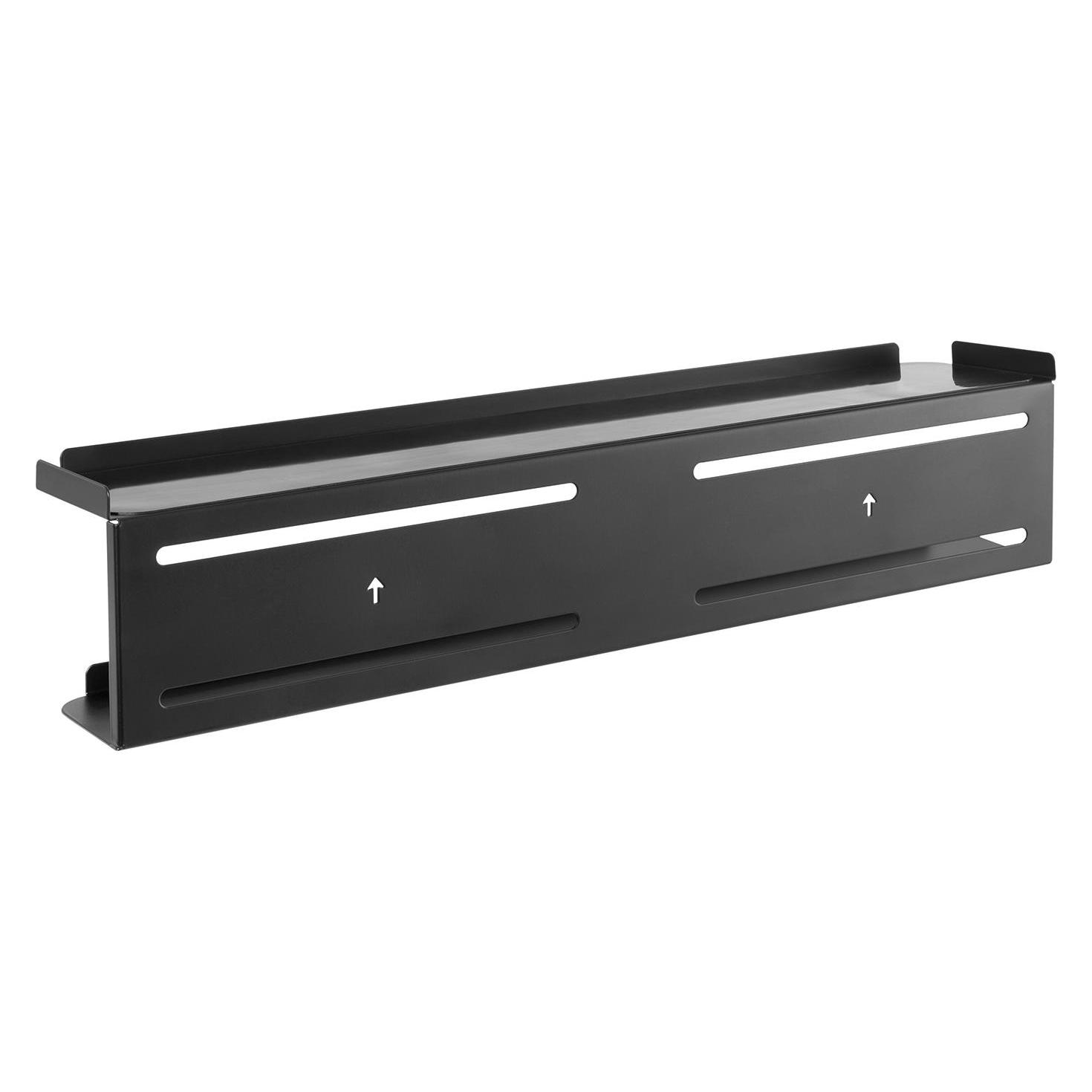 Maclean Regal An Der Wand Oder Hinter Dem Fernseher Mc-904 (Wand, 2 kg), Monitor Halterung, Schwarz