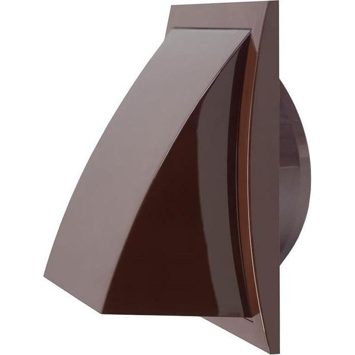 Euro3plast, Belüftungssystem, VENT. GRILLE PL. 148X153MM Ø100MM BROWN
