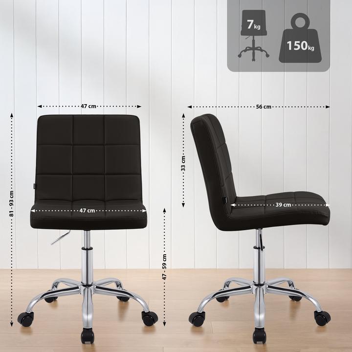 Produktbild CLP Arbeitshocker Darfield (47 - 59 cm)