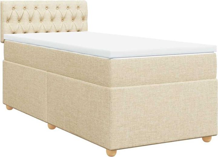 Image du produit vidaXL Bo x lit de saut avec matelas 90 x 190 cm Tissu (90 x 190 cm)