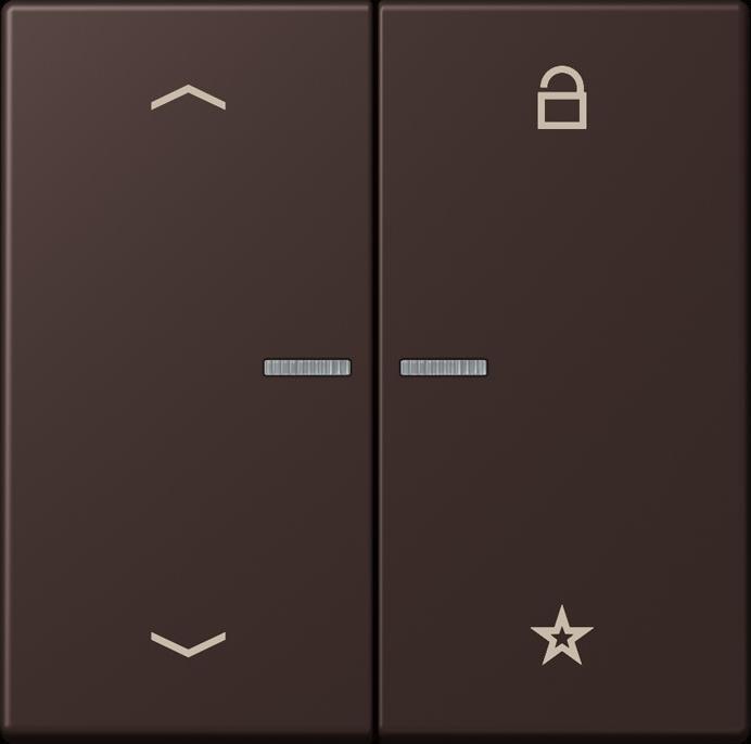 Actual product image JUNG eNet push-button Universal 1f.