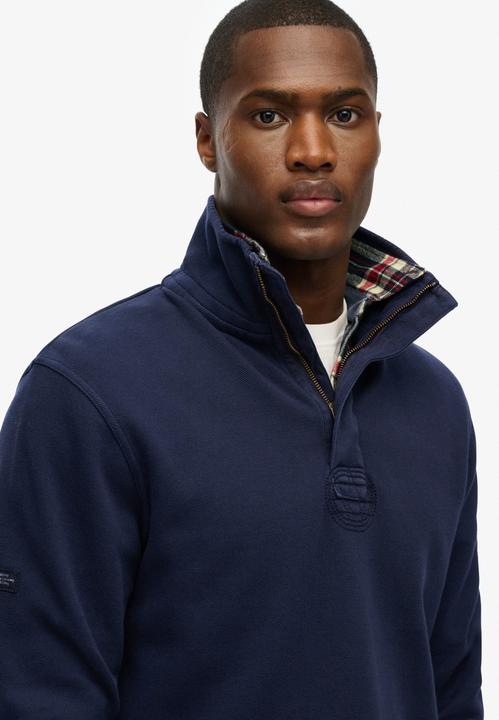 Image du produit Superdry Sweatshirt Demi-Zip Piqué Classique en Coton (S)