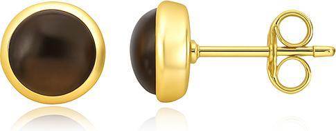 Produktbild Leyda Ear Stud Round (Silber 925, vergoldet 750 / 18)