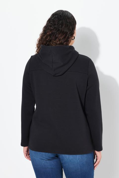 Produktbild Ulla Popken Hoodie, True, Kapuze, Kordel, Taschen, Langarm (56)