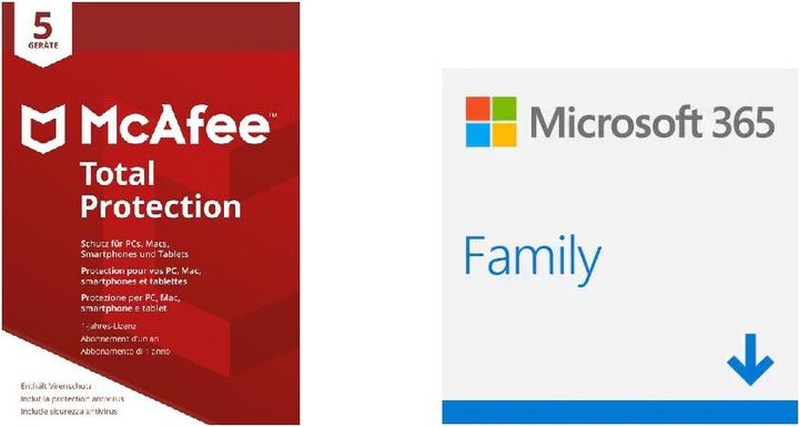 Actual product image McAfee Total Protection inkl. Microsoft 365 Family