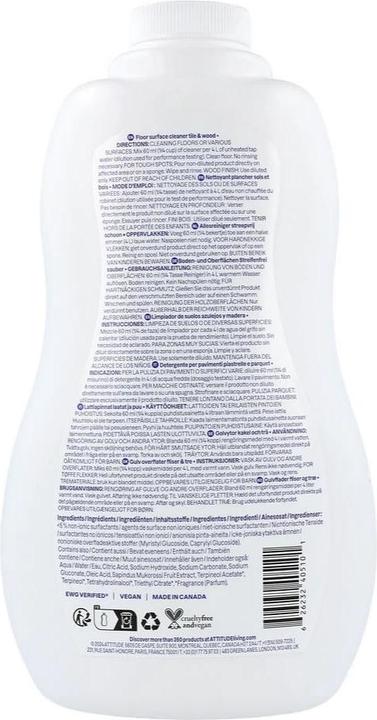 Actual product image Attitude Nature+