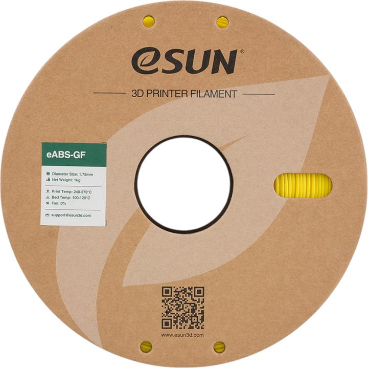 Produktbild eSUN EABS-GF 1,75mm YELLOW 1kg (ABS, 1.75 mm, 1000 g, Gelb)