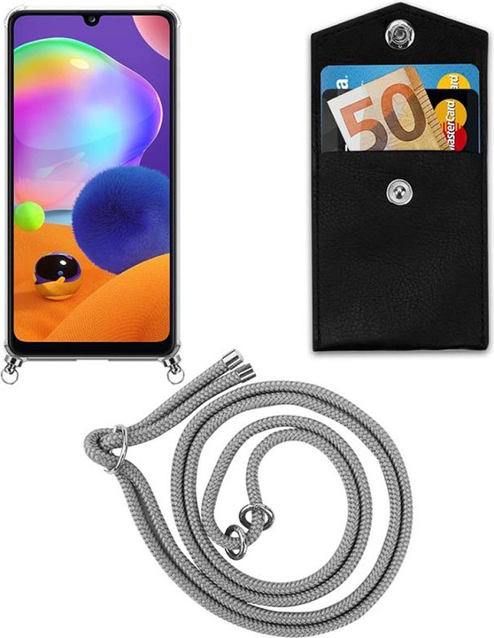 Produktbild Cadorabo TPU Handy Kette SILBER Cover