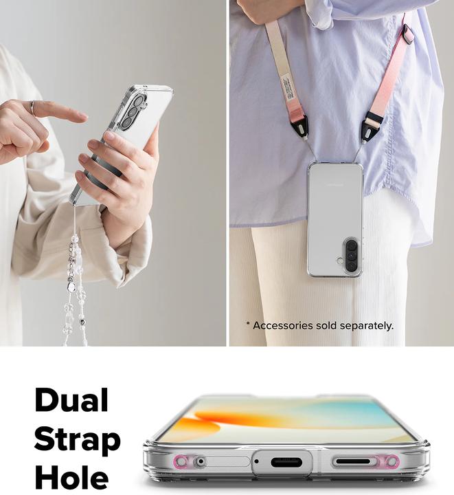 Actual product image Ringke Fusion Cover for Samsung Galaxy A57 Clear (Samsung Galaxy A57)
