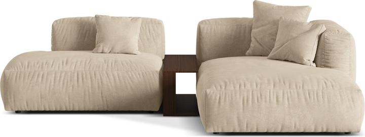 Image du produit Micadoni Canapé D'Angle Droit Modulaire, "Martina", 2 Places, 292x176x75 Fabriqué en Europe (Canapé modulaire, Canapé d'angle)