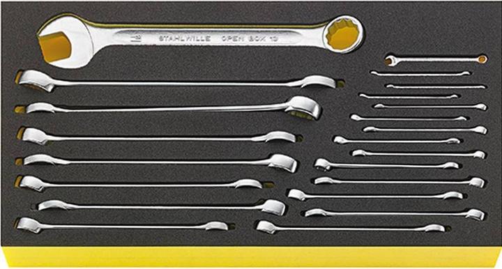 Produktbild Stahlwille TCS WT 13a/22 Ringmaulschlüssel 22 teilig in TCS (1 1/16", 1", 1/2", 1/4", 10 mm, 11/16", 11/32", 13/16", 15 mm, 15/16", 19 mm, 19/32", 25/32", 3/16", 3/4", 3/8", 5/16", 5/8", 7/16", 7/32", 7/8", 8 mm, 9/16", 9/32")