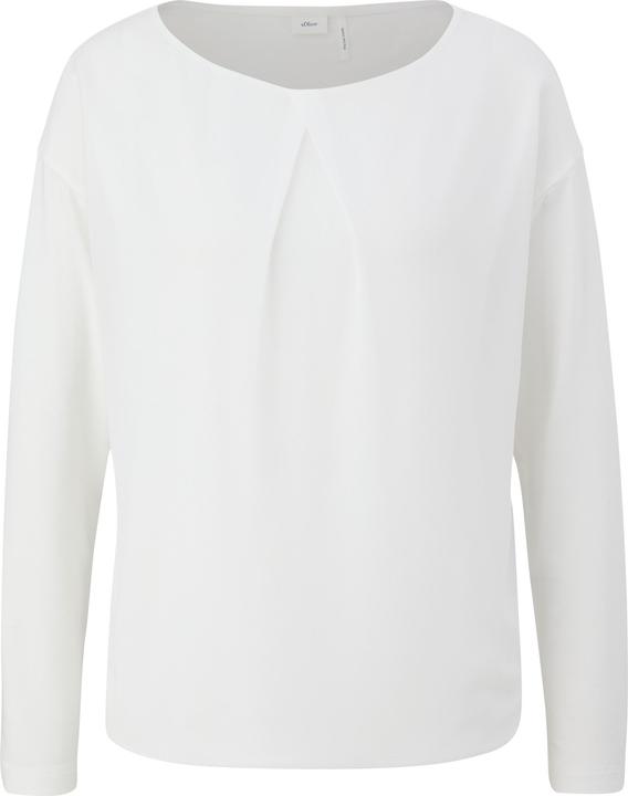 Produktbild S.Oliver T-Shirt T-Shirt mit Falten-Detail (46)