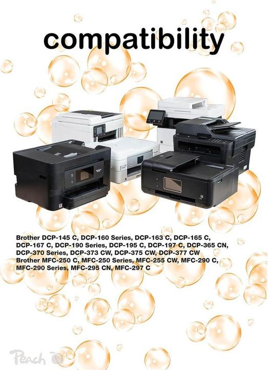 Produktbild Peach Lc-980, Lc-1100 (BK, C, M, Y)