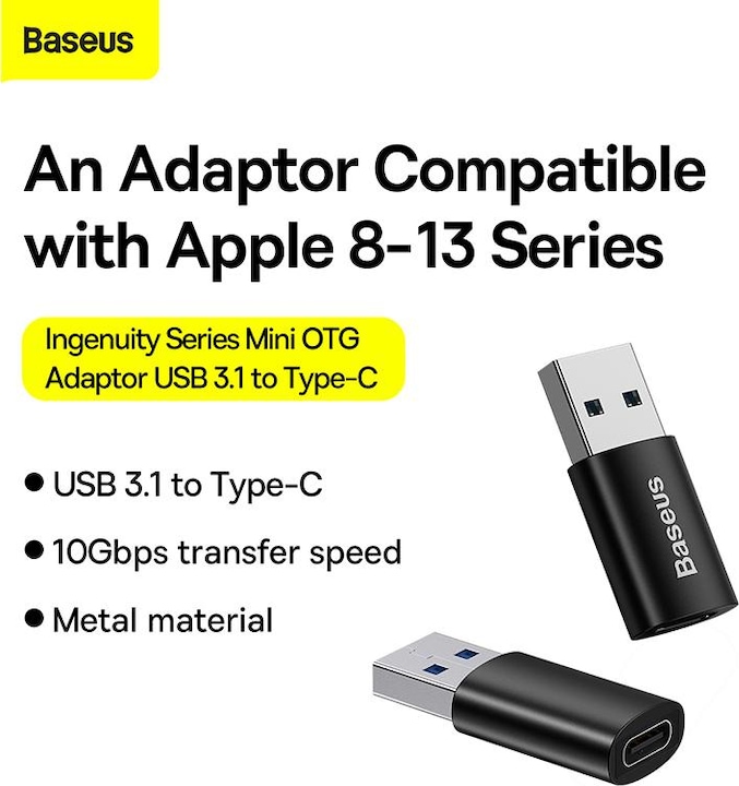 Immagine prodotto Baseus USB A - USB C