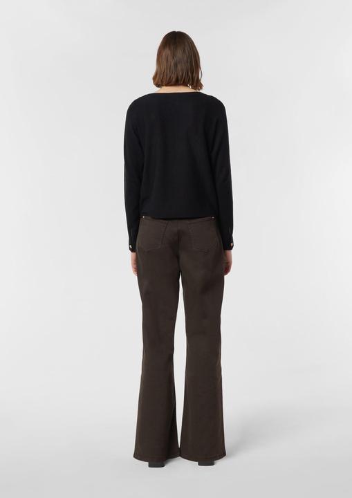 Produktbild Comma Strickpullover Milano Strick mit Schmuck-Knopf an der Manschette (48)