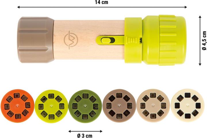 Actual product image small foot Taschenlampe und Projektor „Discover“ (14 cm)