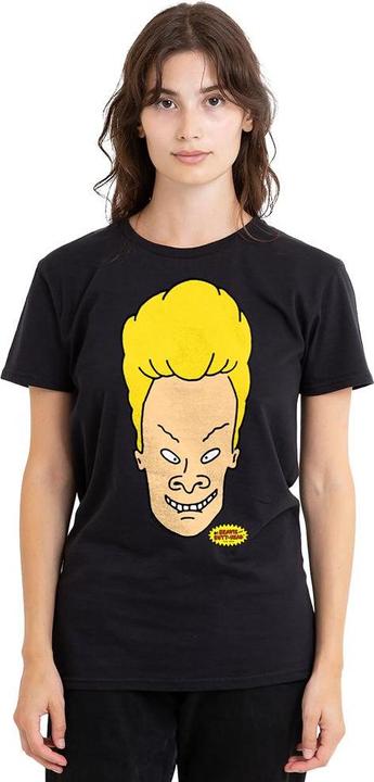 Actual product image Beavis and Butthead Unisex Adult Headshot T-Shirt (M)