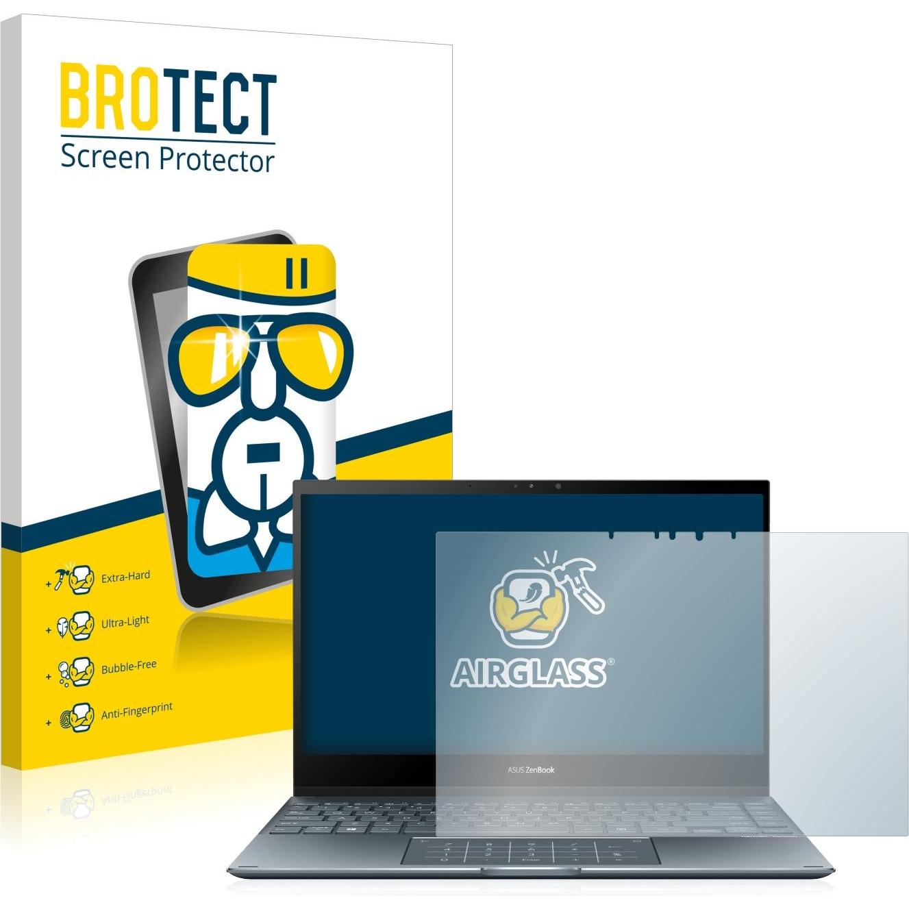 BROTECT AirGlass Panzerglasfolie (363"), Notebook Schutzfolie