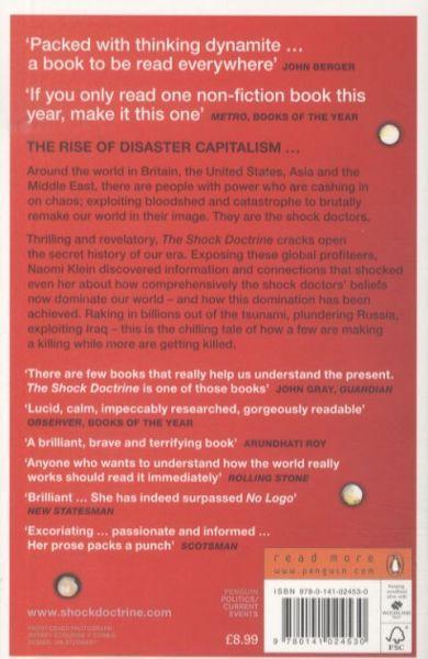 Produktbild The Shock Doctrine (Englisch, Naomi Klein, 2008)