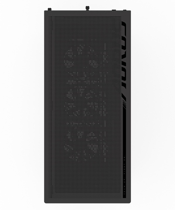 Actual product image Gigabyte AC400G PC Case Full-Size Tempered Glass Side Panel With 2xUSB 3.0 Pre-installed 4 ARGB & PW (Mini-ITX, ATX)