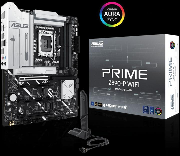 Actual product image ASUS PRIME Z890-P WIFI (LGA 1851, Intel Z890, ATX)