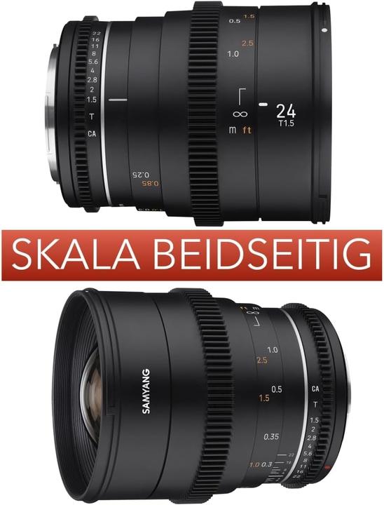 Produktbild Samyang MF 50mm T1,5 VDSLR MK2 Sony E (Sony E, APS-C / DX, Micro Four Thirds, Vollformat)