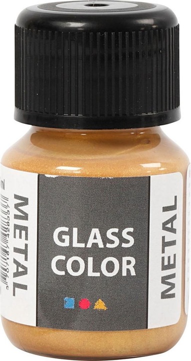 Produktbild Creativ Company Glass Color Metallfarbe – Gold, 30 ml (Gold, 30 ml)