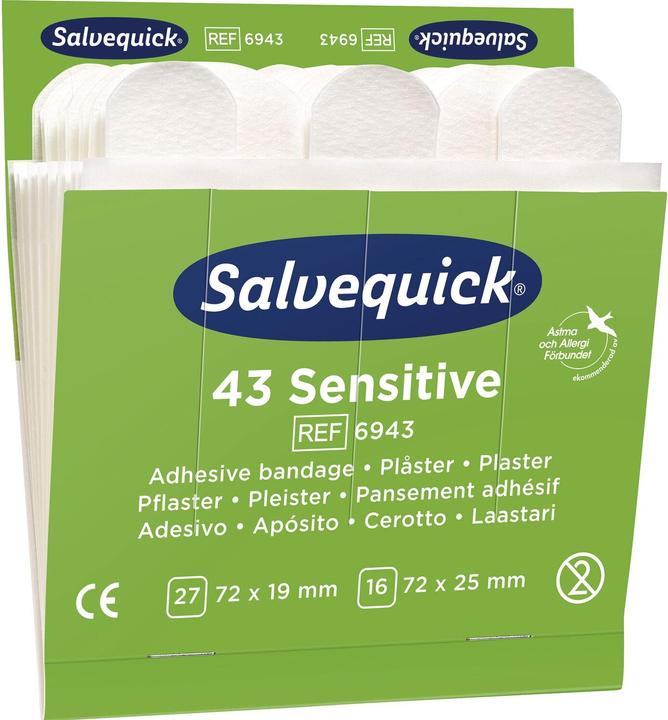 Produktbild Söhngen Refill für SALVEQUICK, 6 VE Pflaster-Strips, Vlies, je 43 Stk, VE à 6 Stk (6 x)