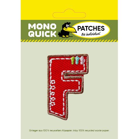Thumbnail - Mono Quick Buchstabe F, Applikationen, Mehrfarbig