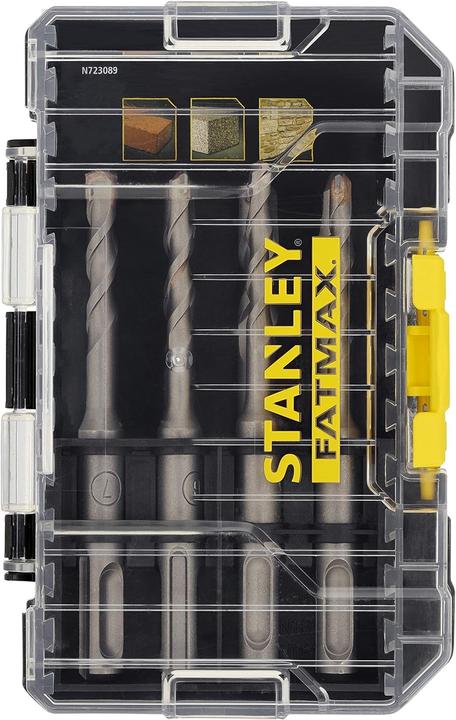 Actual product image Stanley 8-piece SDS-plus masonry drill bit set (10 mm, 5, 6, 8)