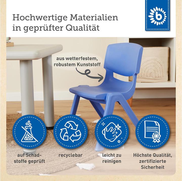 Produktbild Bieco Stuhl Blau (Kinderstuhl)