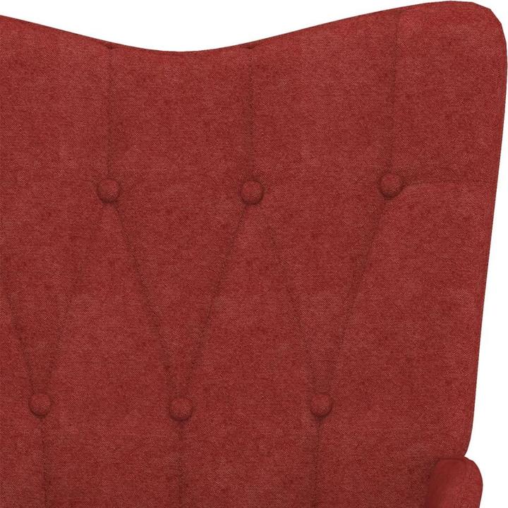 Produktbild vidaXL Schaukelstuhl mit Hocker