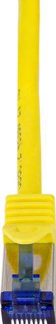 Actual product image LogiLink Patch cord Ultraflex, Cat.6A, S/FTP, 10 m, yellow withCat.7 raw cable, extra flexible & soft cable m (S/FTP, CAT6a, 10 m)