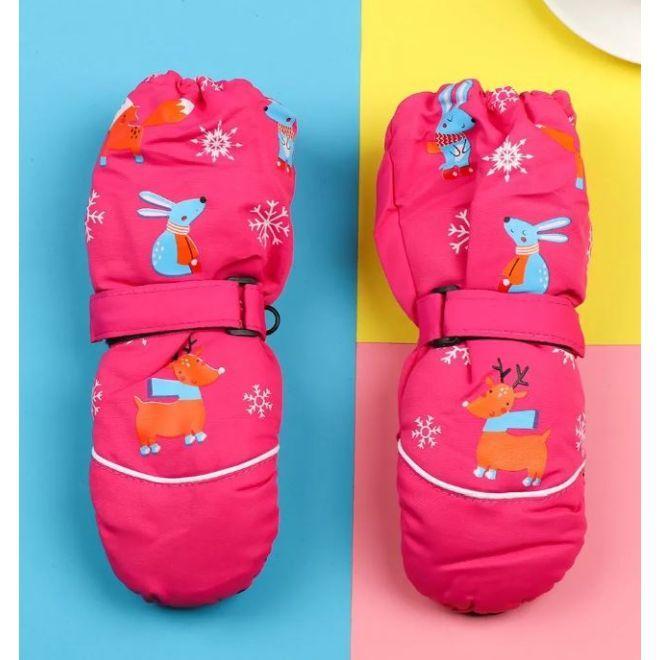 Produktbild MU Style Snowy Series Kinder Winter Handschuhe (One Size)