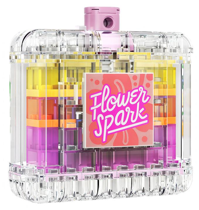 Produktbild LEGO Parfümflasche mit Blumendeko