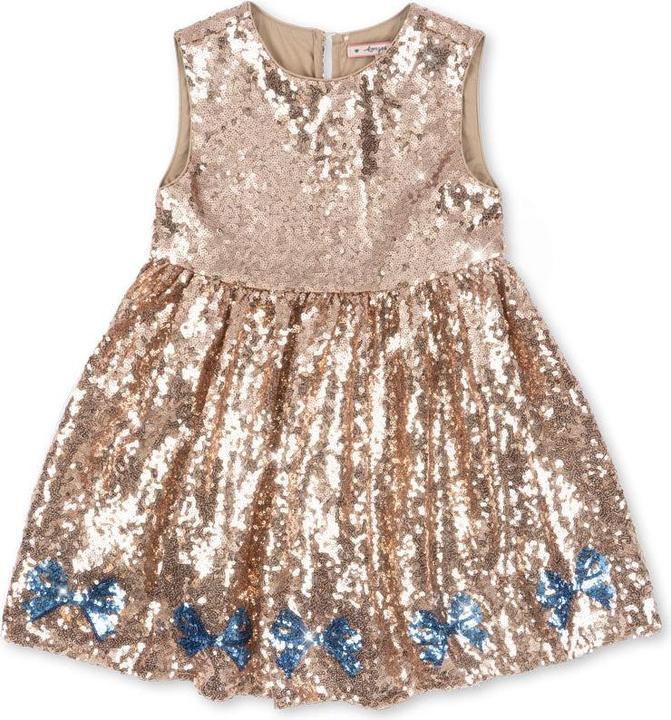 Actual product image Konges Slojd Starla PaillettenKleid Brazillian Sand (104)