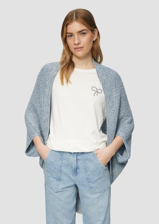 Produktbild s.Oliver Indoor-Poncho Strickponcho in O-Shape (One Size)