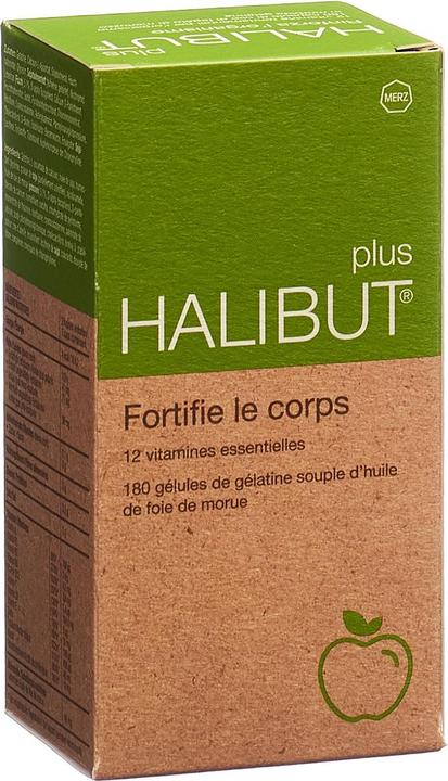 Actual product image Halibut PLUS multivitamins (180 Piece, Capsules, 126 g)