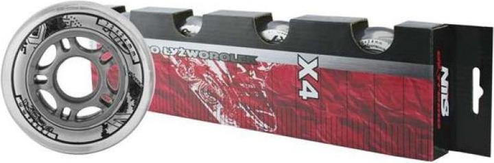 Produktbild Nils VE 72x24 82A TRANSPARENTE RÄDER (4 Stück) (72 mm, 82a)