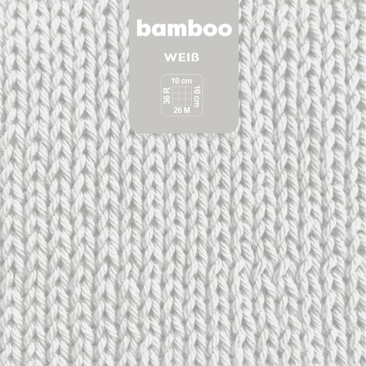 Actual product image Myboshi bamboo white, B291 (125 m)