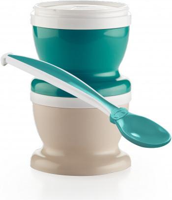 Actual product image Thermobaby 2 preserving jars + 1 spoon deep peacock