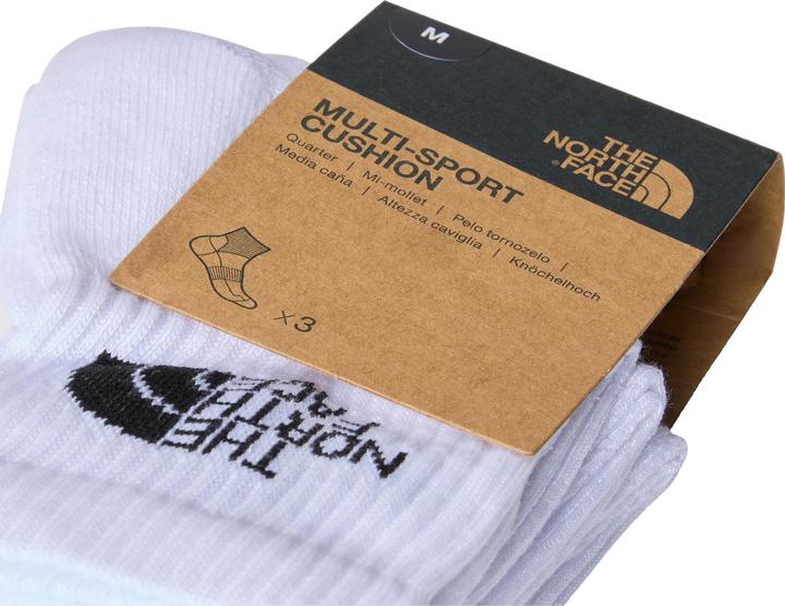 Actual product image North Face Multi Sport Cush Quarter Socks 3-Pack (XS)