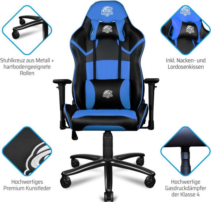 Produktbild One Gaming Gaming Stuhl Chair Pro Blue