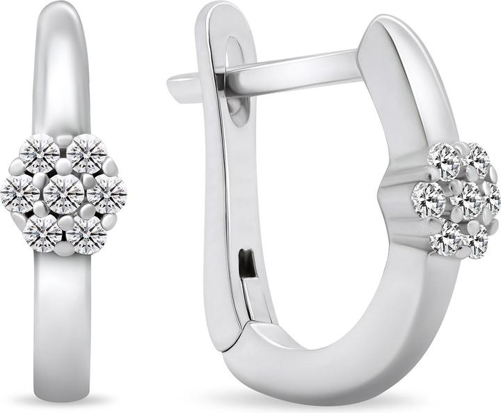 Produktbild Brilio Silver - Original silver earrings with zircons EA533W