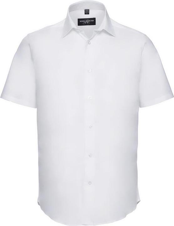 Actual product image Russell Mens Easy-Care Fitted Short-Sleeved Shirt